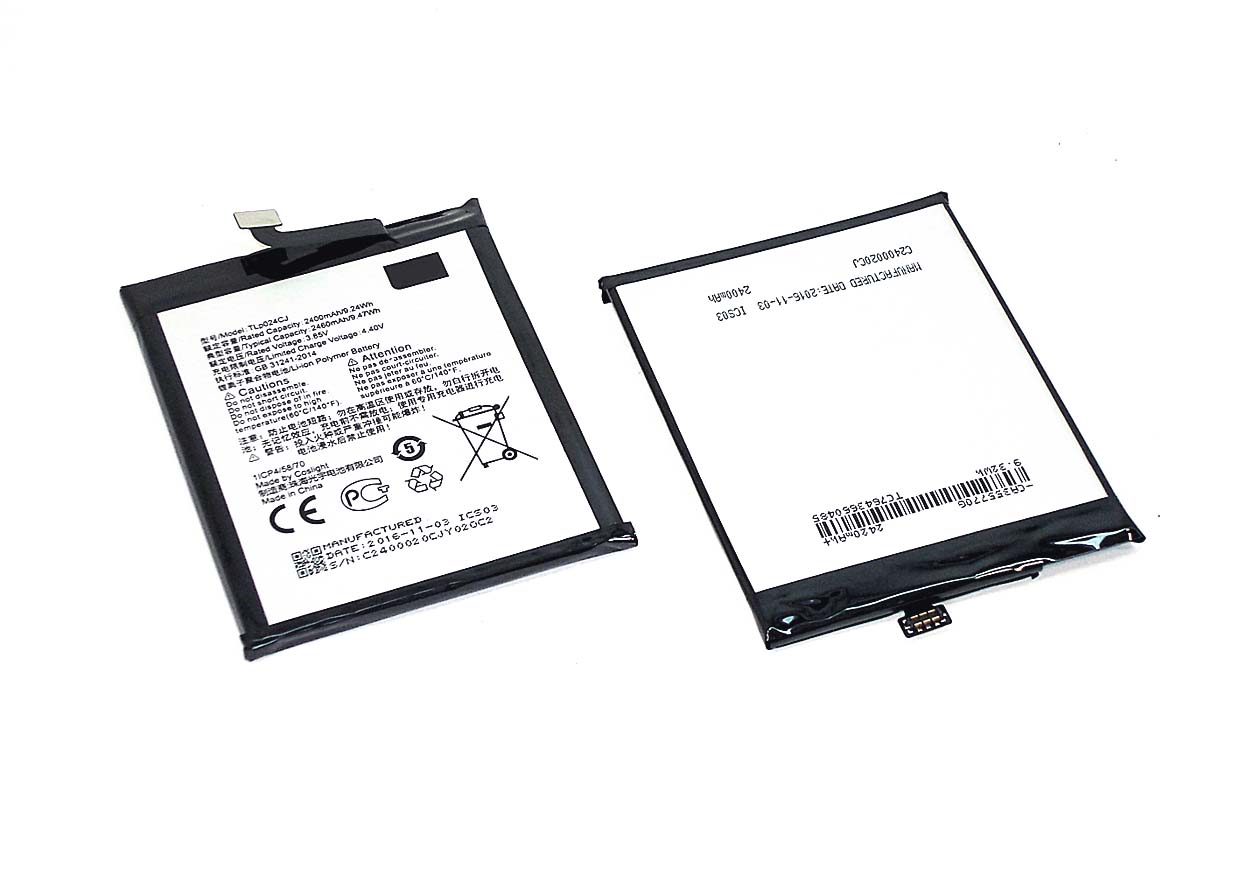 фото Аккумулятор tlp024c1 для alcatel a3 ot-5046d / shine lite ot-5080x oem