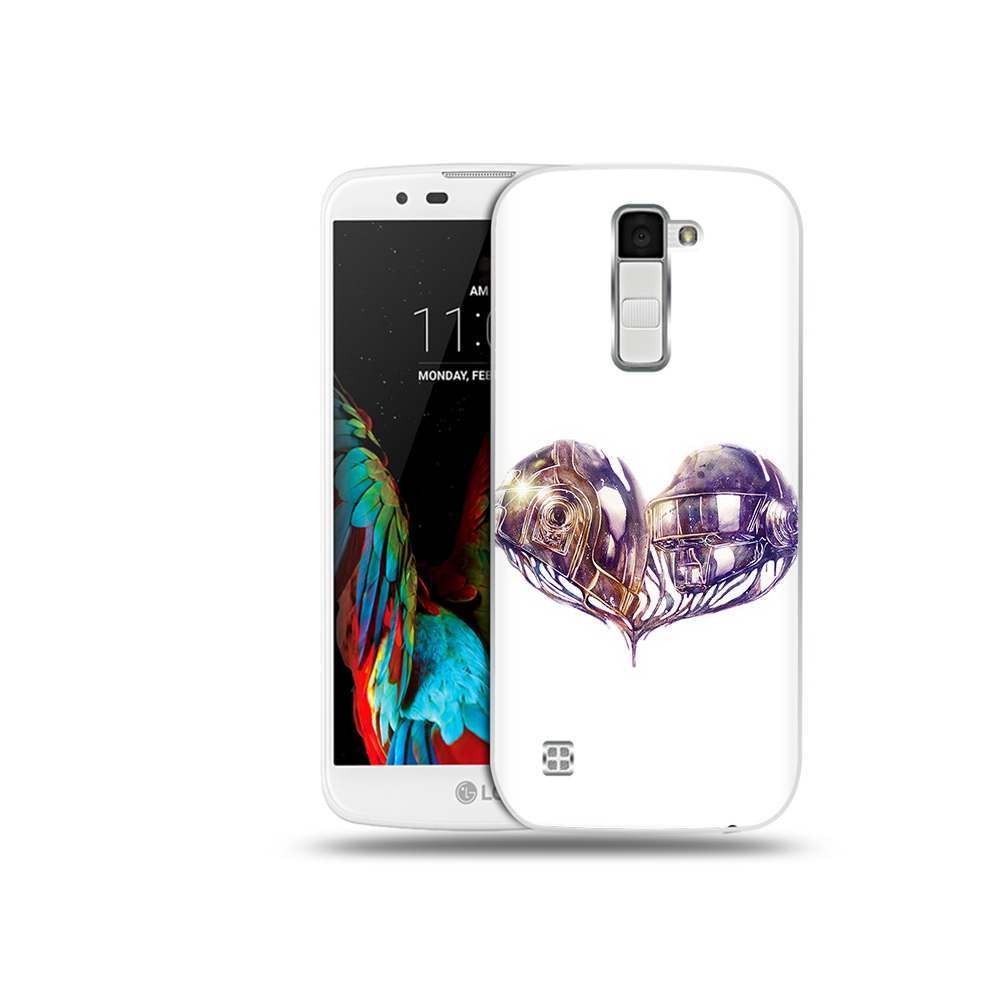 

Чехол MyPads Tocco для LG K10 сердце абстракция (PT30014.80.596), Прозрачный, Tocco