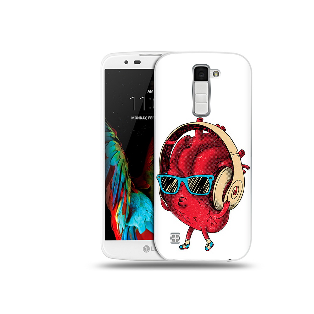 

Чехол MyPads Tocco для LG K10 слушай сердце (PT30014.80.609), Прозрачный, Tocco