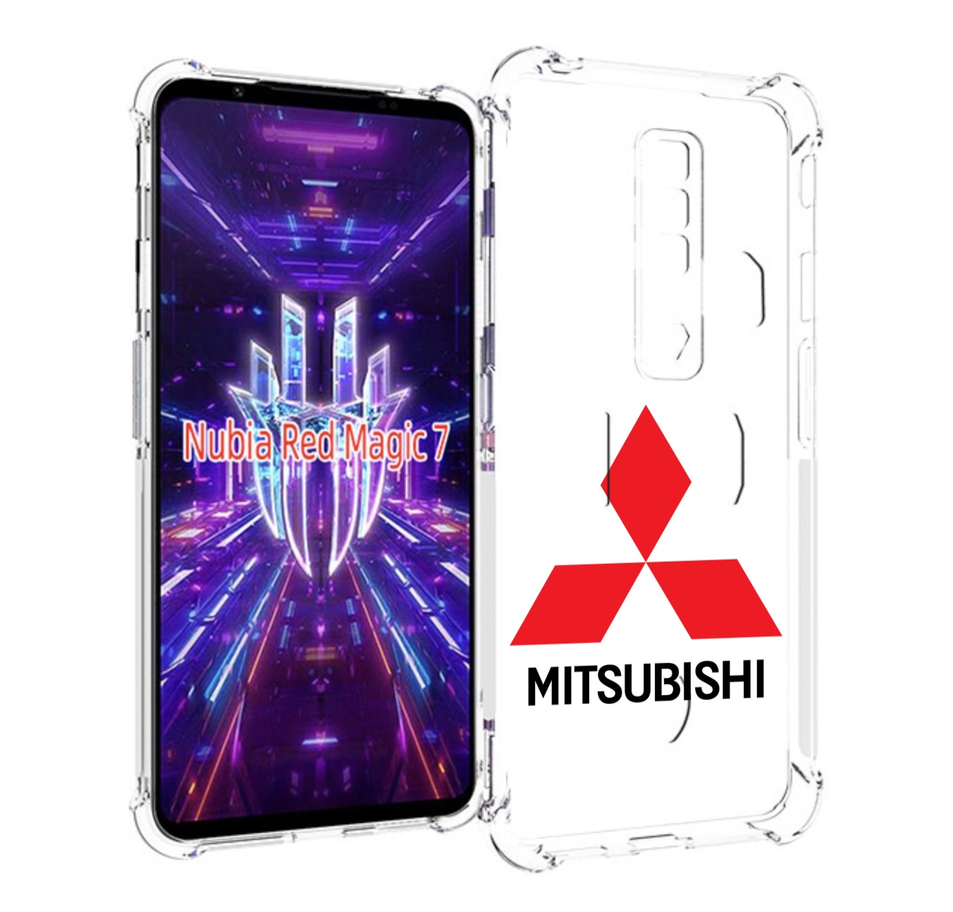 

Чехол MyPads mitsubishi-3 для ZTE Nubia Red Magic 7, Прозрачный, Tocco