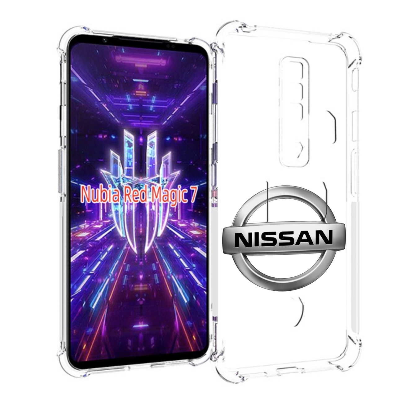 

Чехол MyPads nissan-3 мужской для ZTE Nubia Red Magic 7, Прозрачный, Tocco