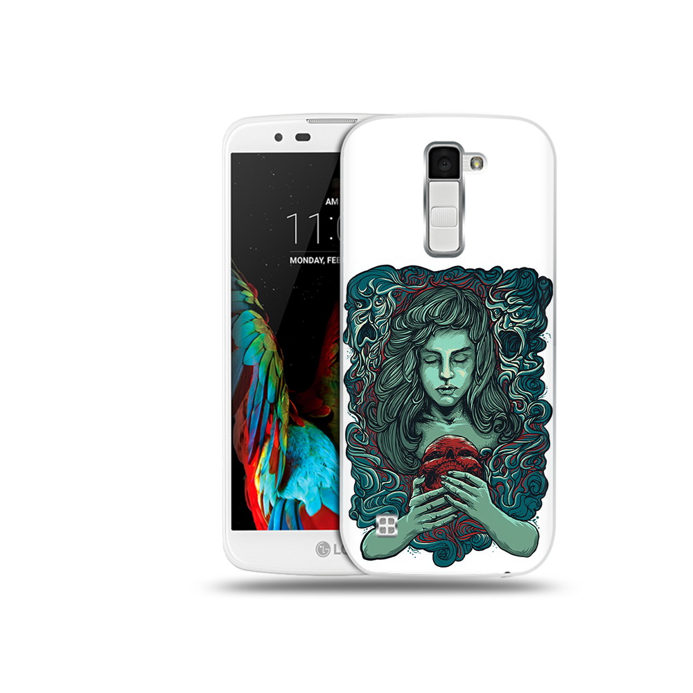 

Чехол MyPads Tocco для LG K10 спящая девушка (PT30014.80.619), Прозрачный, Tocco