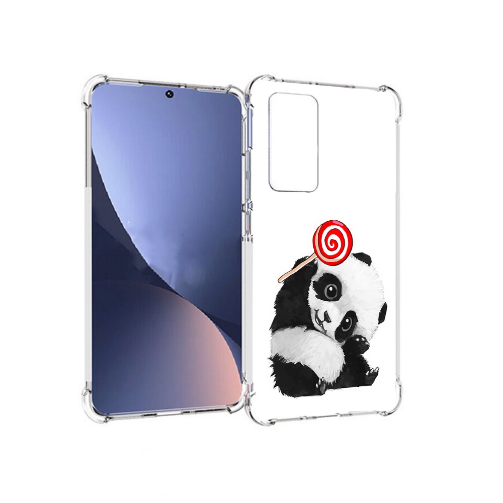 

Чехол MyPads Tocco для Xiaomi 12 панда с леденцом (PT226952.288.534), Прозрачный, Tocco