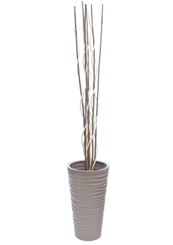 фото Искусственное растение anui home ива белая-коричневая 1,8 м