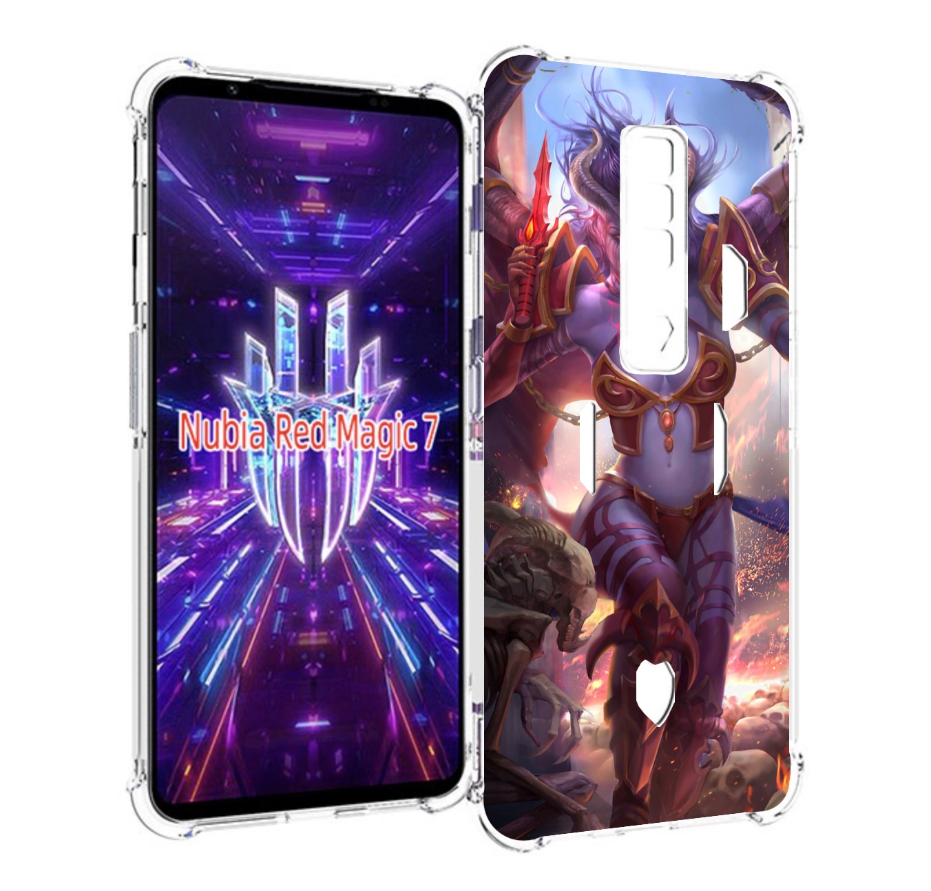 

Чехол MyPads queen of pain dota 2 для ZTE Nubia Red Magic 7, Прозрачный, Tocco