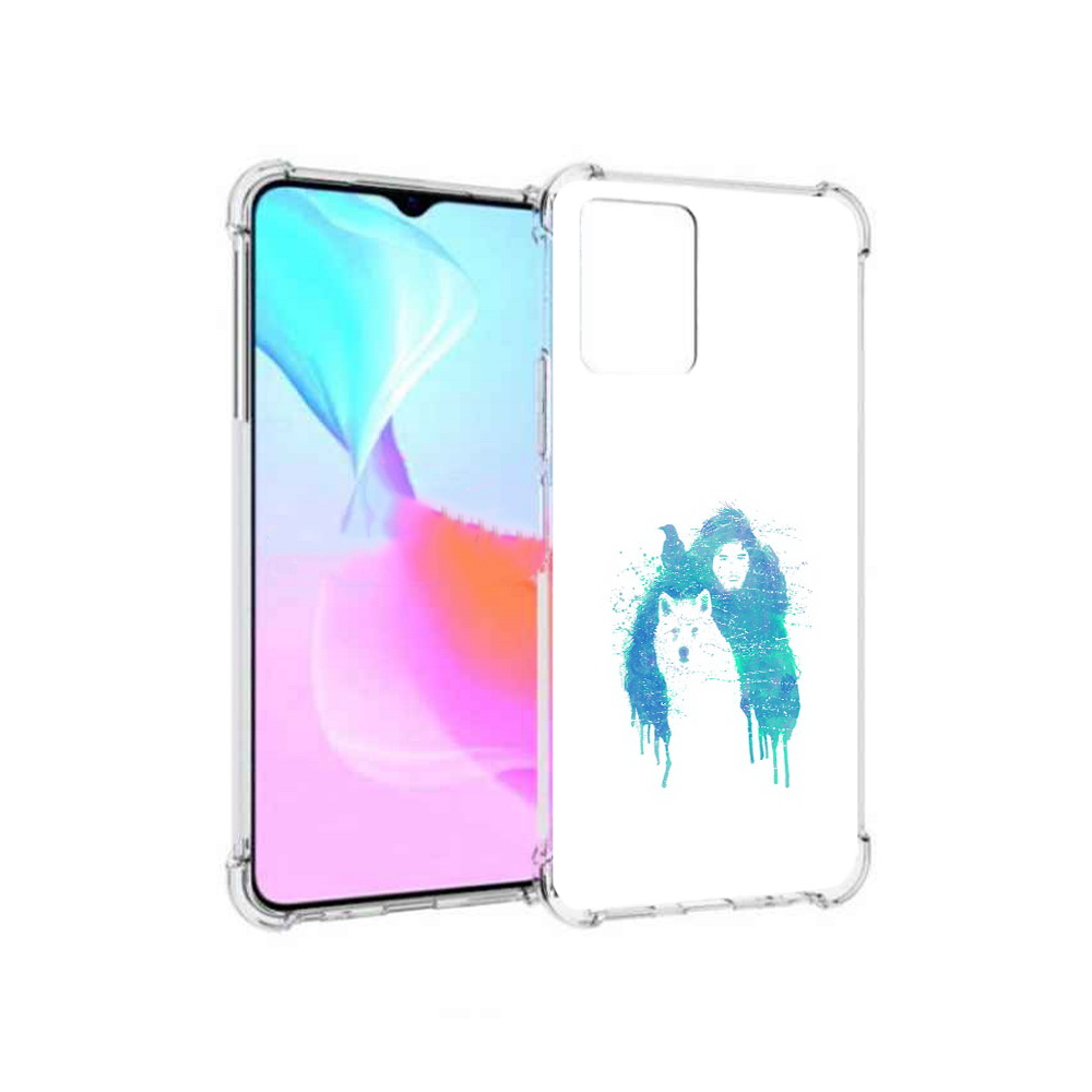 

Чехол MyPads Tocco для Vivo Y33s джон сноу (PT226981.417.323), Прозрачный, Tocco