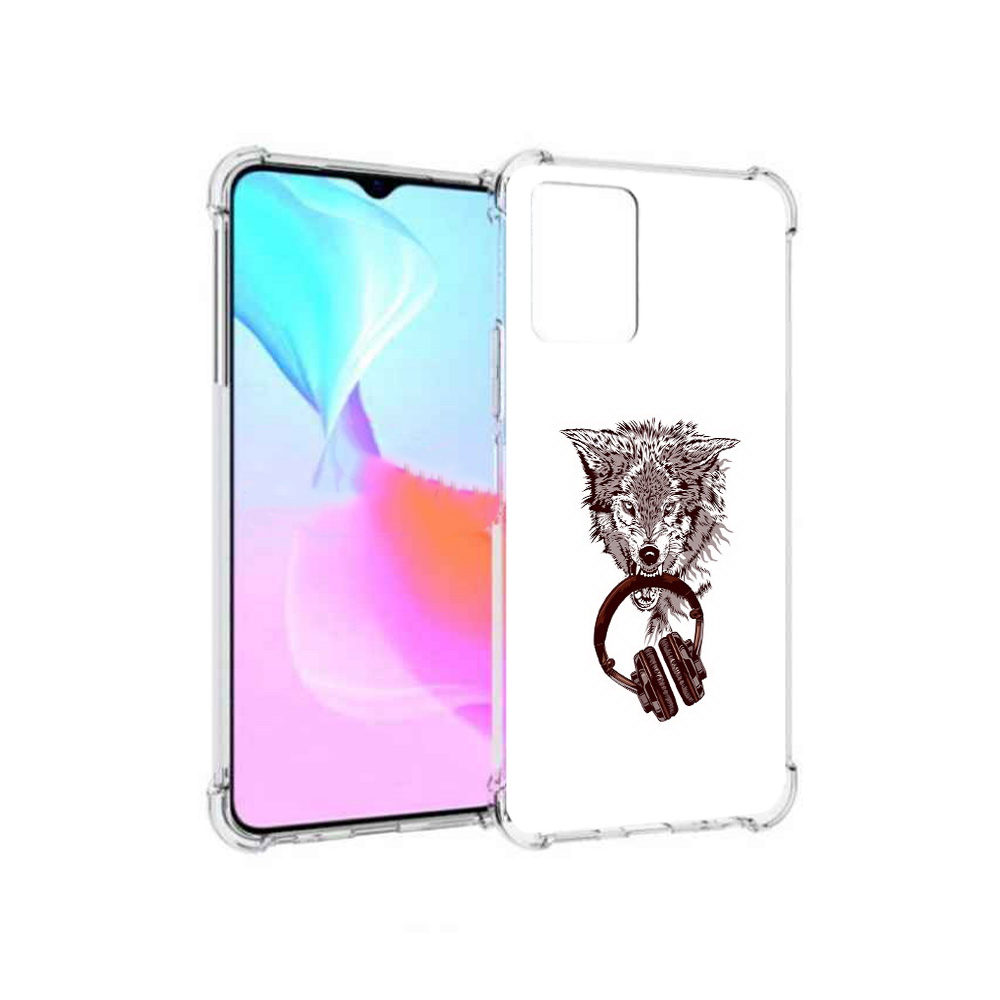 

Чехол MyPads Tocco для Vivo Y33s дикий волк (PT226981.417.325), Прозрачный, Tocco