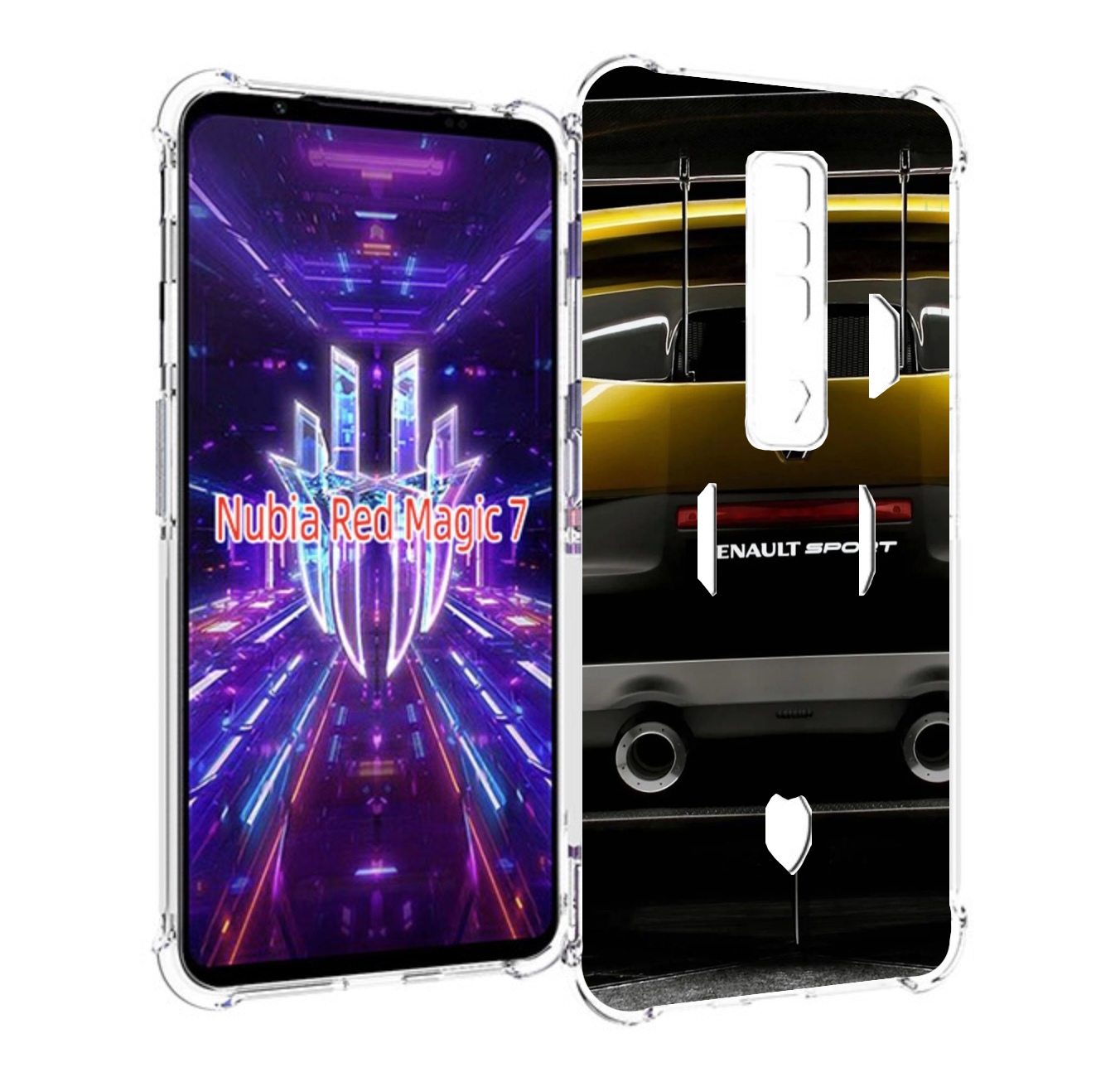 

Чехол MyPads renault-3 мужской для ZTE Nubia Red Magic 7, Прозрачный, Tocco
