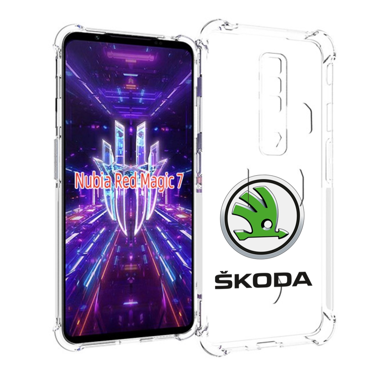 

Чехол MyPads skoda-4 мужской для ZTE Nubia Red Magic 7, Прозрачный, Tocco