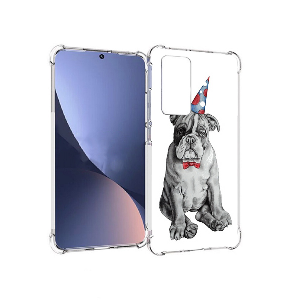 

Чехол MyPads Tocco для Xiaomi 12 праздничный щенок (PT226952.288.554), Прозрачный, Tocco