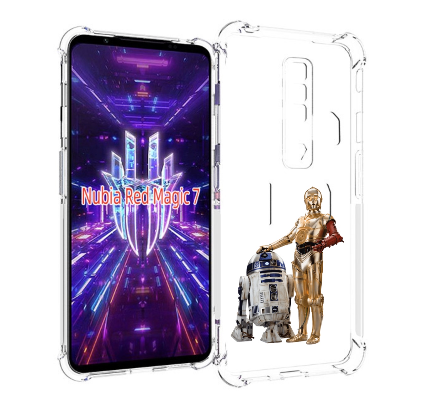 

Чехол MyPads starwars-звездные-воины для ZTE Nubia Red Magic 7, Прозрачный, Tocco