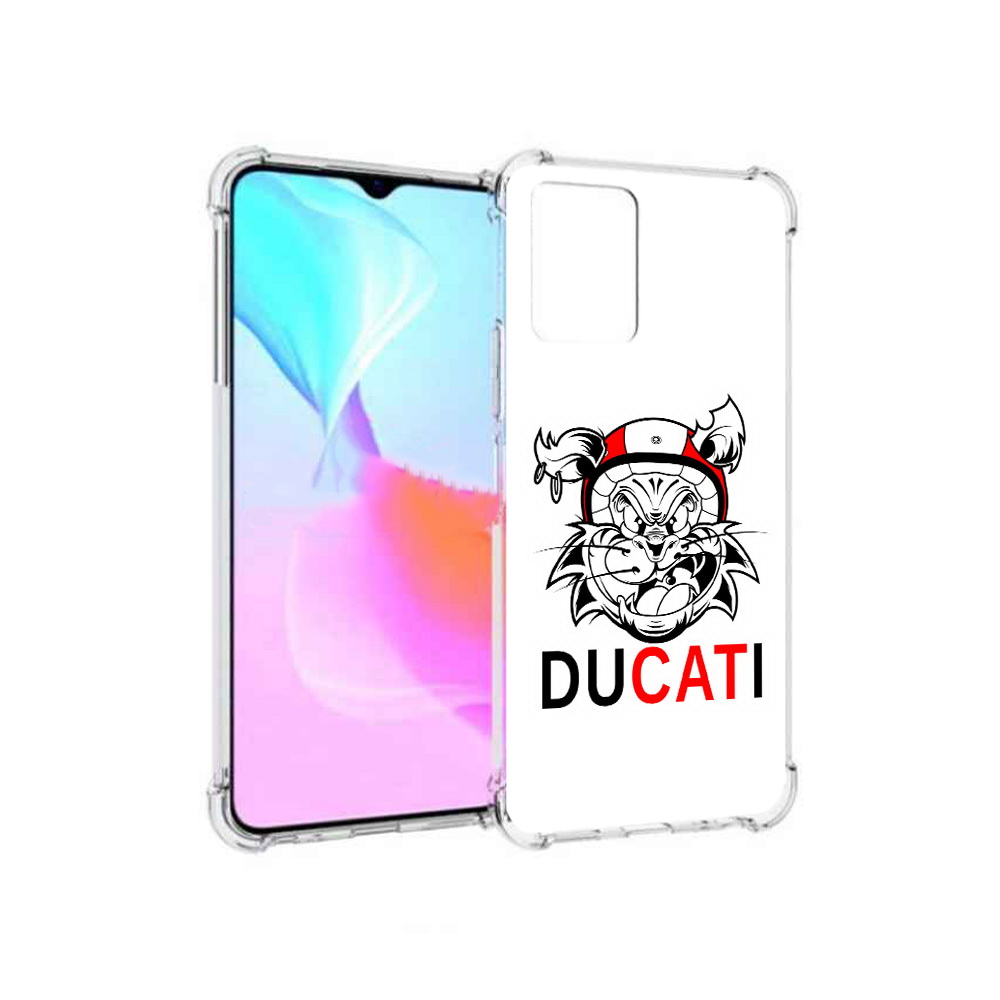 

Чехол MyPads Tocco для Vivo Y33s дукати (PT226981.417.339), Прозрачный, Tocco
