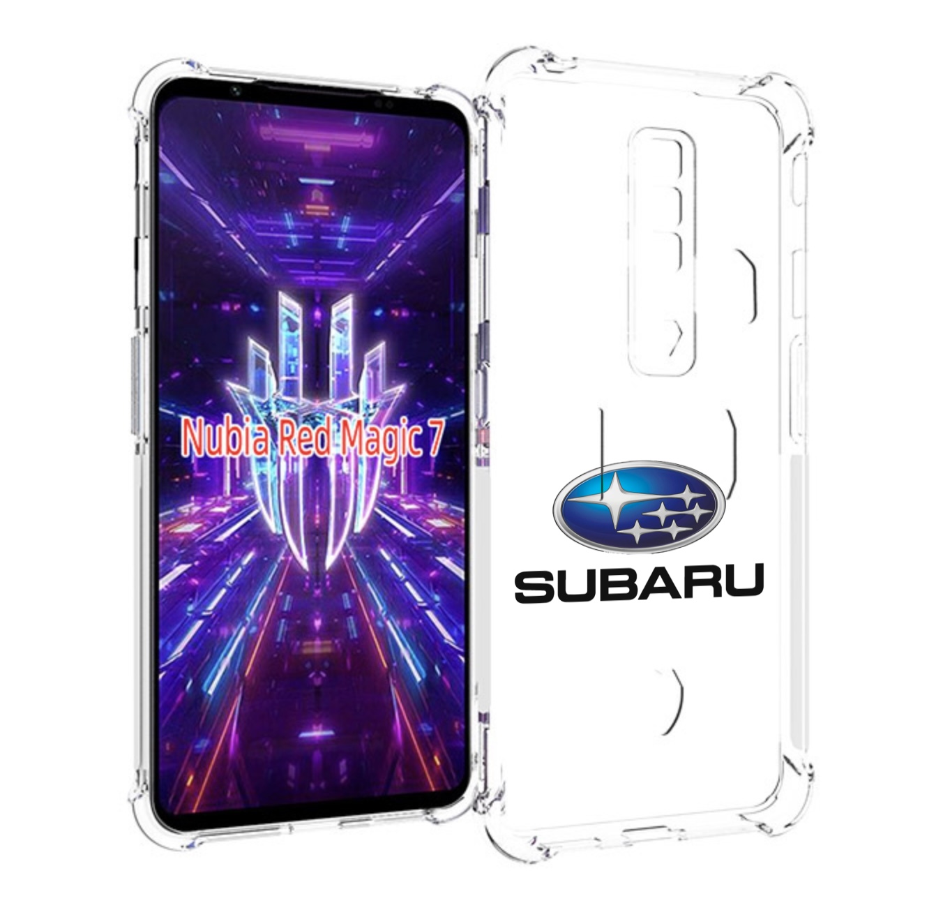 

Чехол MyPads subaru-4 мужской для ZTE Nubia Red Magic 7, Прозрачный, Tocco