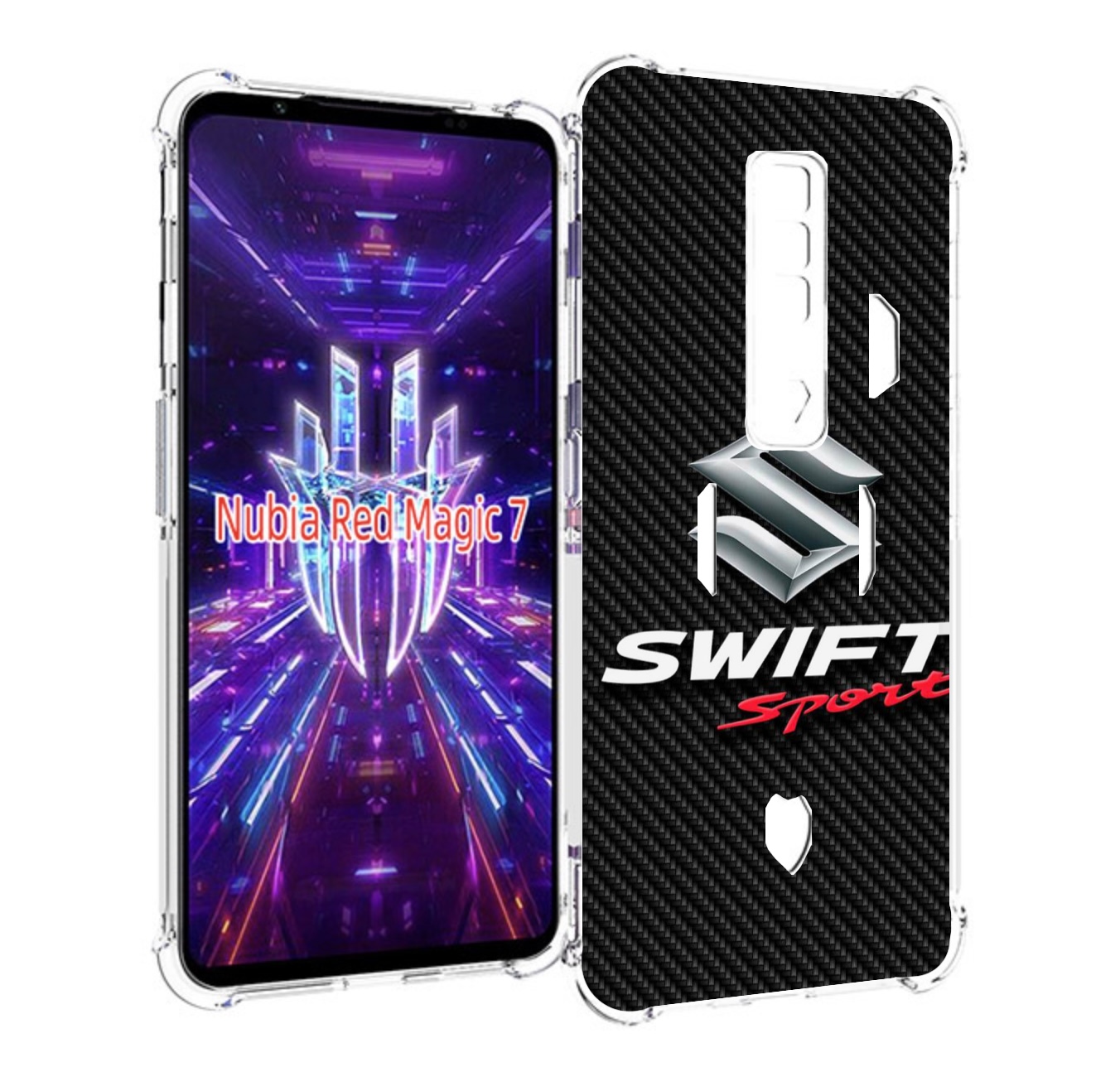 

Чехол MyPads suzuki 1 мужской для ZTE Nubia Red Magic 7, Прозрачный, Tocco