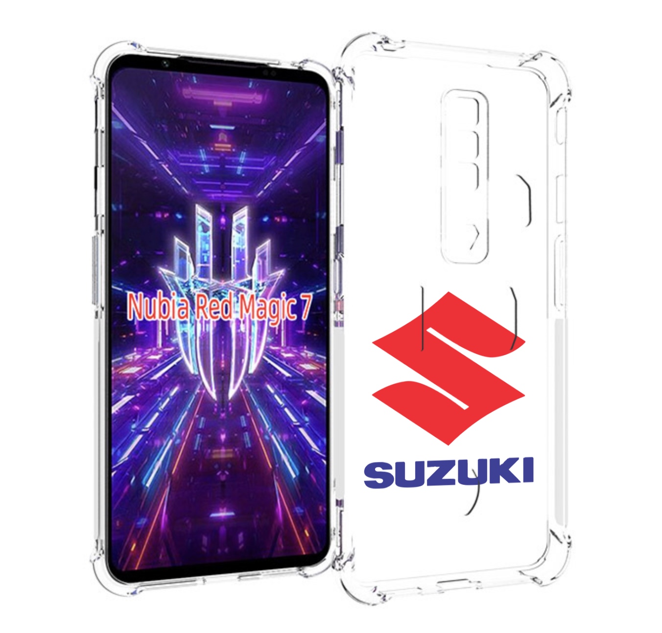 

Чехол MyPads suzuki 3 мужской для ZTE Nubia Red Magic 7, Прозрачный, Tocco