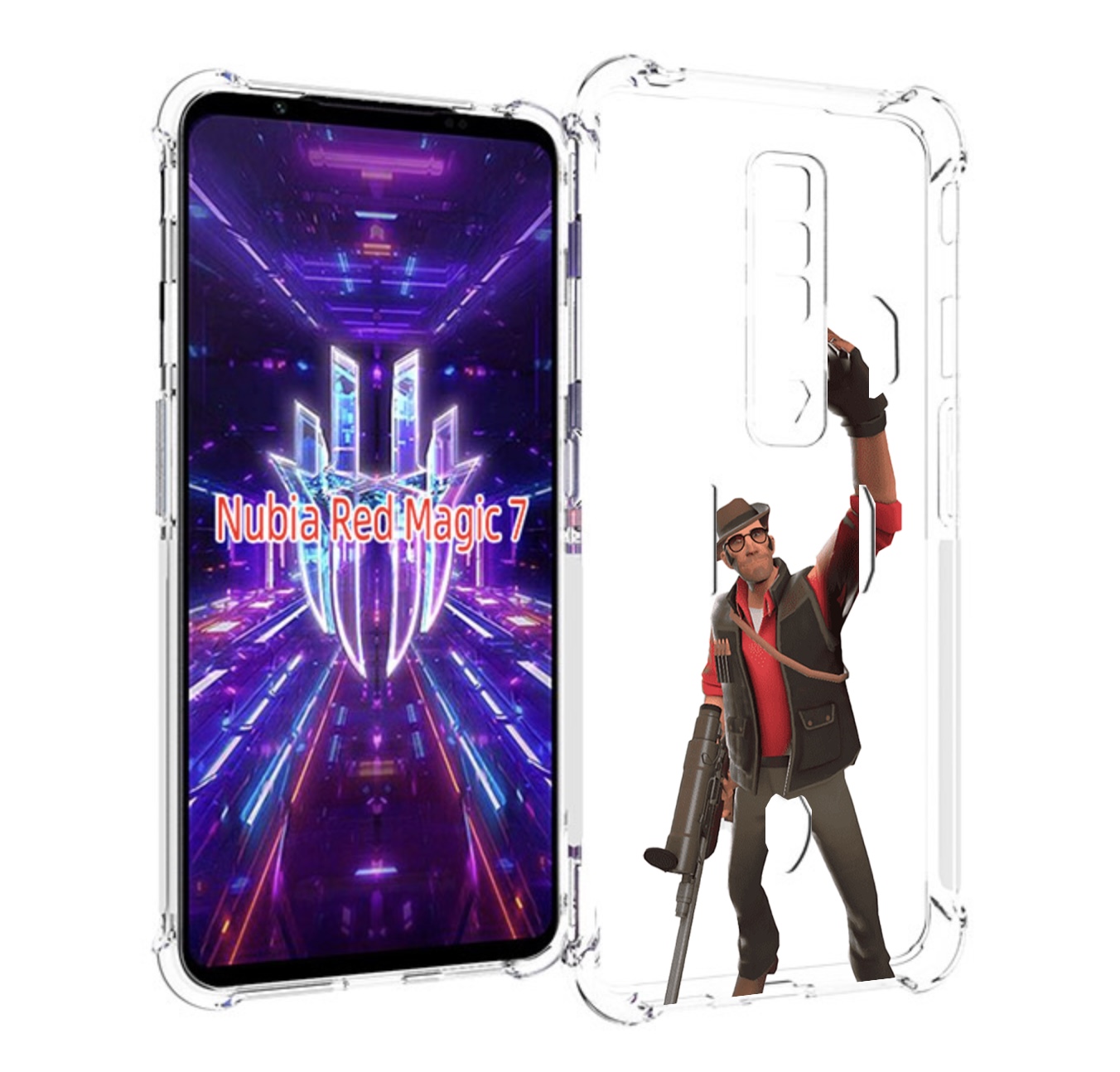 Чехол MyPads team-fortress-2 для ZTE Nubia Red Magic 7