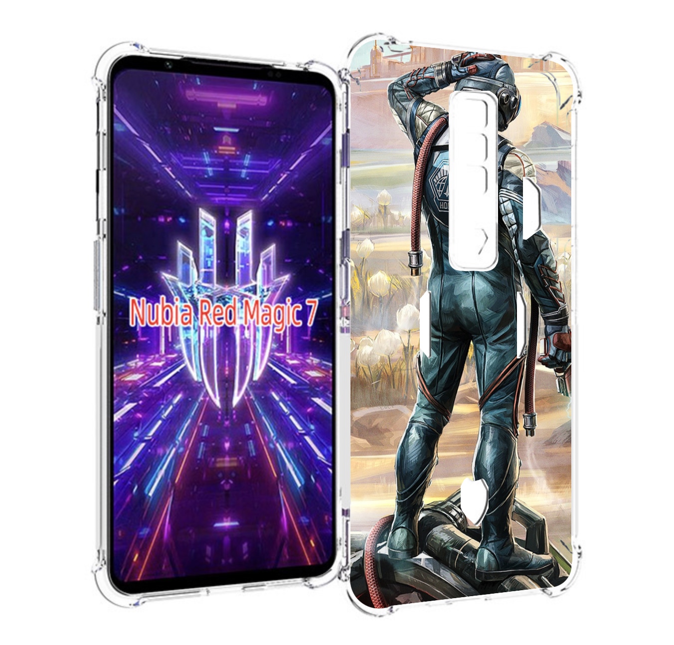 

Чехол MyPads the-outer-worlds для ZTE Nubia Red Magic 7, Прозрачный, Tocco
