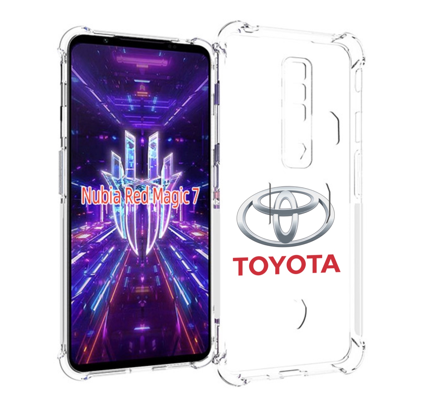 

Чехол MyPads toyota-4 мужской для ZTE Nubia Red Magic 7, Прозрачный, Tocco