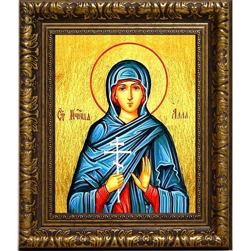 

Алла Готфская Святая мученица. Икона на холсте.