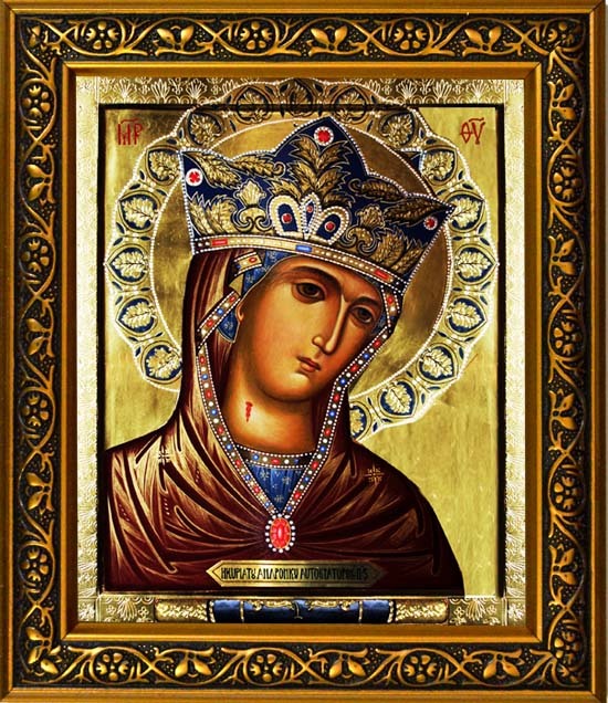 

Андрониковская (Греческая-Андроникова, Монемвасийская) икона Божьей Матери на холсте.