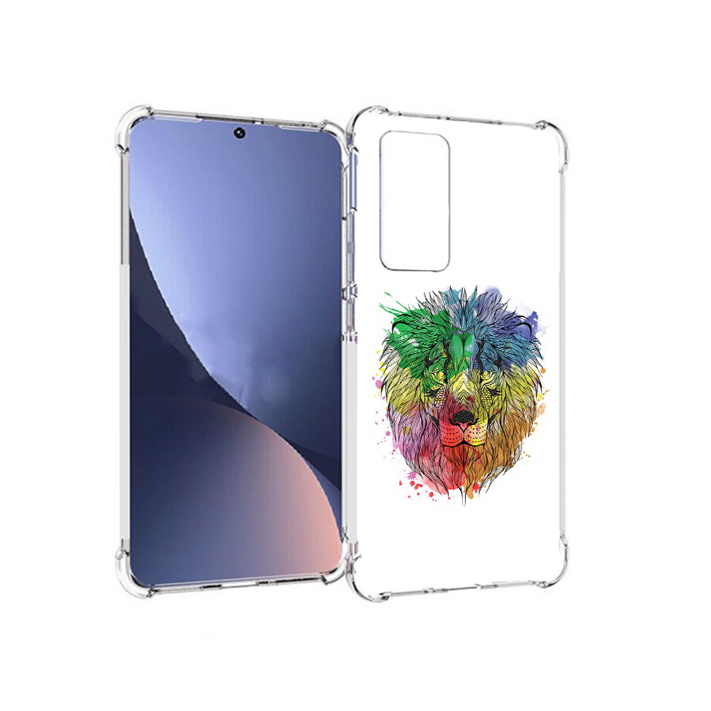 

Чехол MyPads Tocco для Xiaomi 12 разноцветный гордый лев (PT226952.288.573), Прозрачный, Tocco