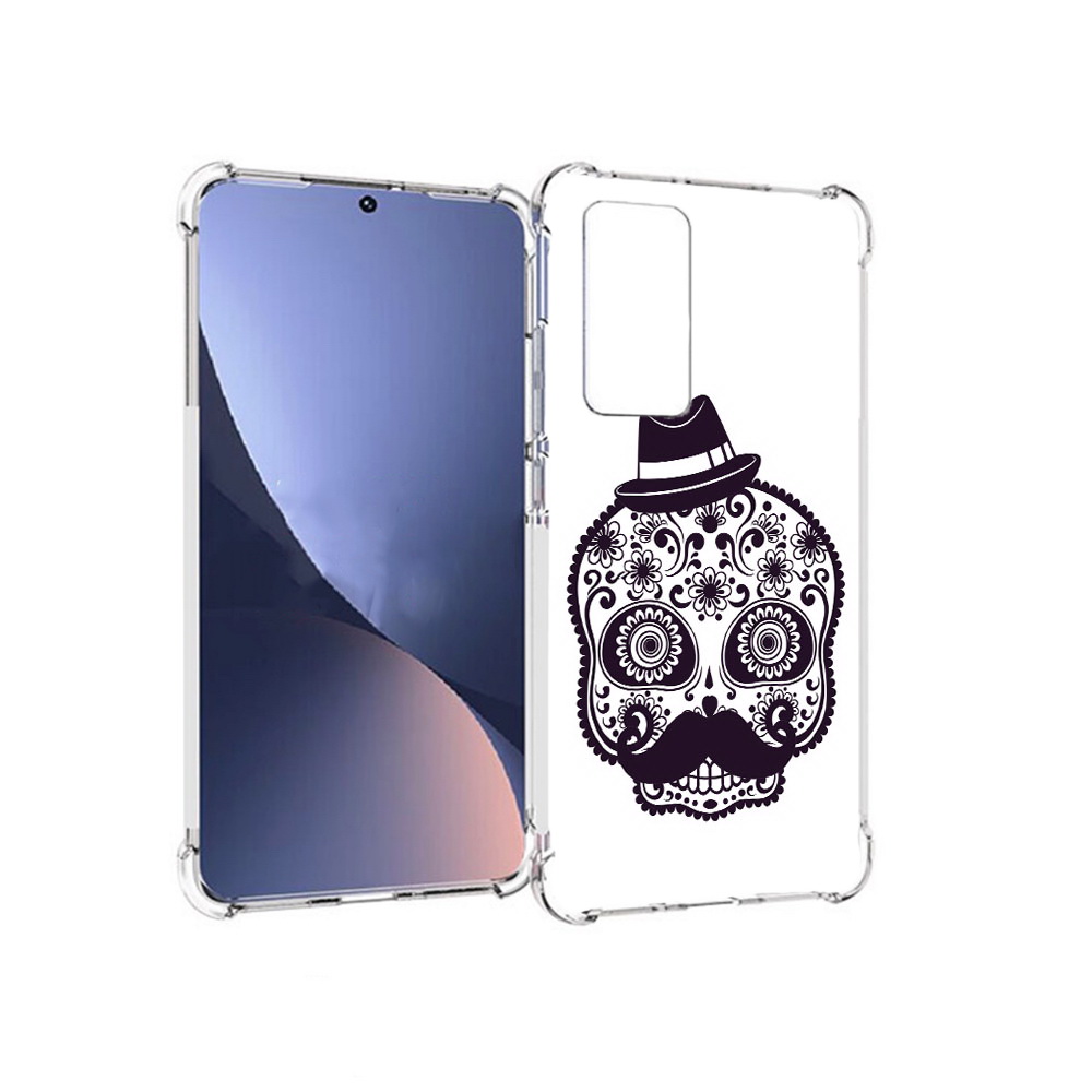 

Чехол MyPads Tocco для Xiaomi 12 разрисованный скелет (PT226952.288.575), Прозрачный, Tocco