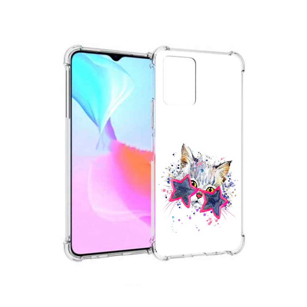

Чехол MyPads Tocco для Vivo Y33s звездные очки (PT226981.417.353), Прозрачный, Tocco