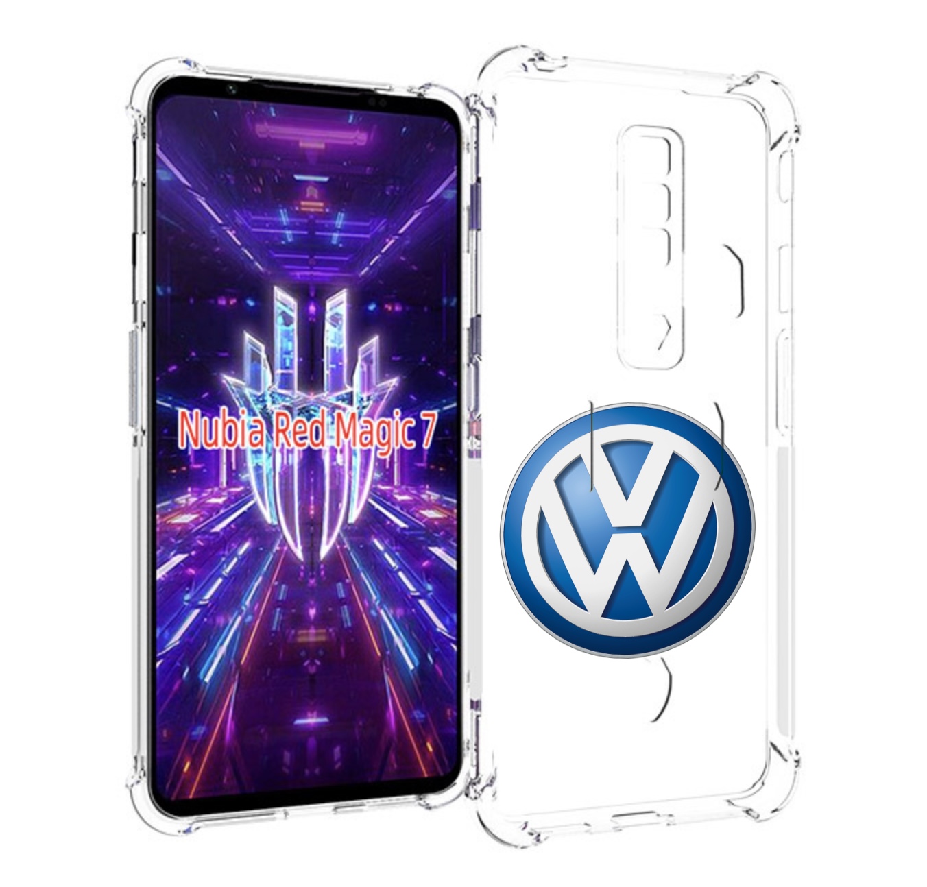 

Чехол MyPads volkswagen мужской для ZTE Nubia Red Magic 7, Прозрачный, Tocco