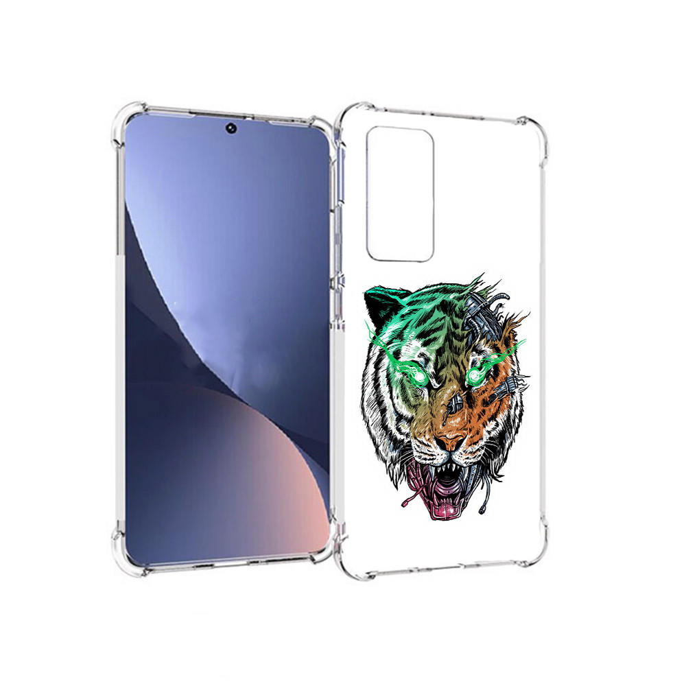 

Чехол MyPads Tocco для Xiaomi 12 робо-тигр (PT226952.288.584), Прозрачный, Tocco