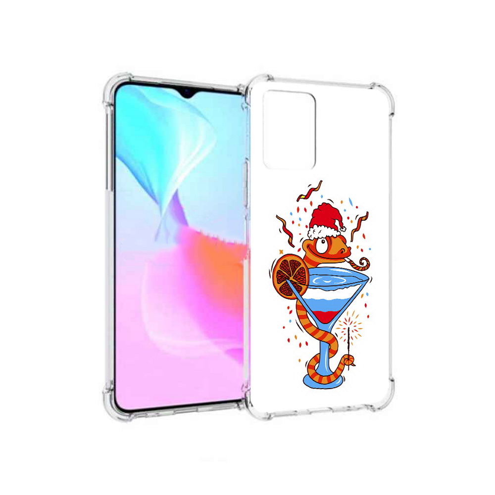 

Чехол MyPads Tocco для Vivo Y33s змейка (PT226981.417.364), Прозрачный, Tocco