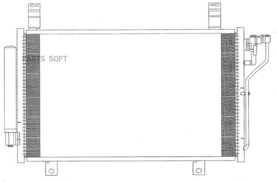 

Радиатор кондиционера SAKURA 53019804