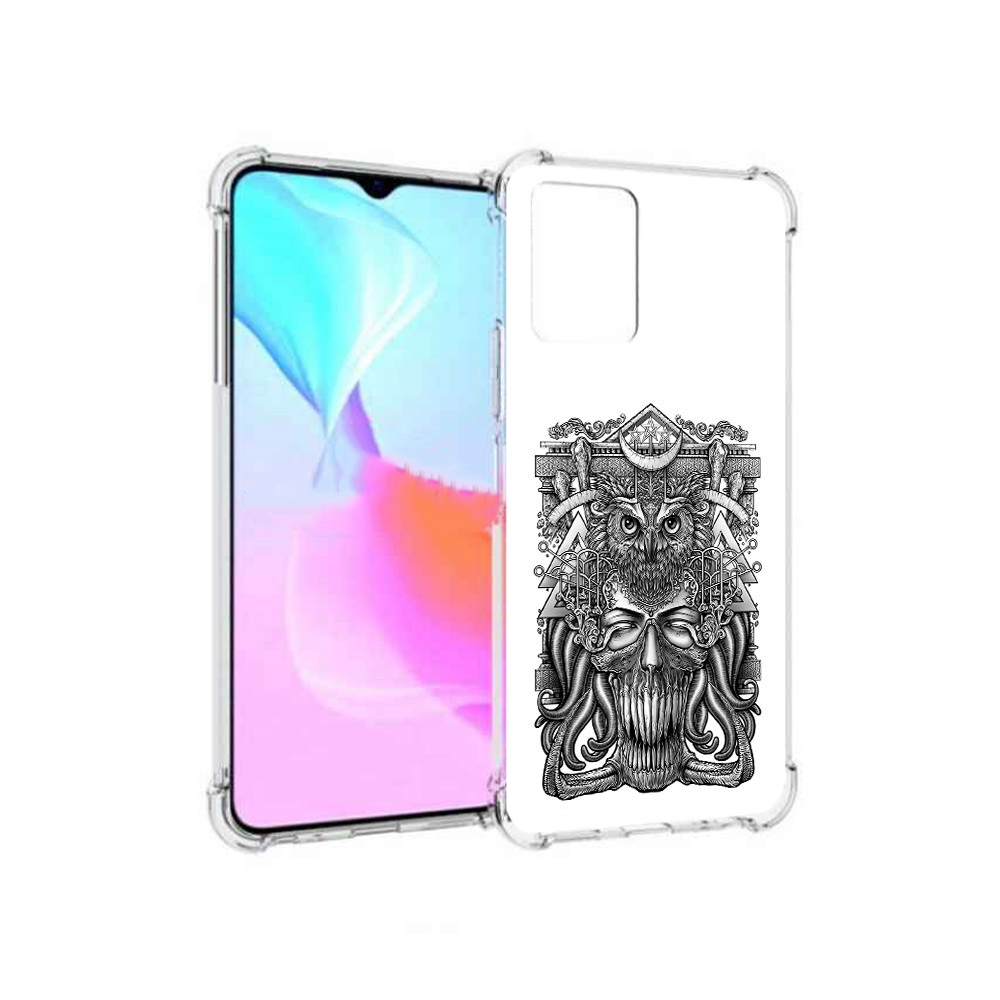 

Чехол MyPads Tocco для Vivo Y33s зубастая сова (PT226981.417.369), Прозрачный, Tocco