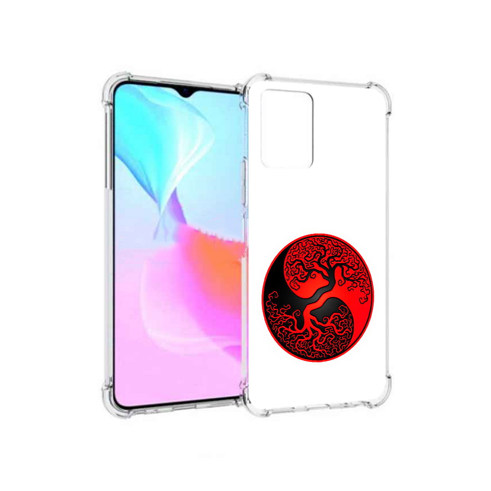 

Чехол MyPads Tocco для Vivo Y33s инь янь дерево (PT226981.417.379), Прозрачный, Tocco