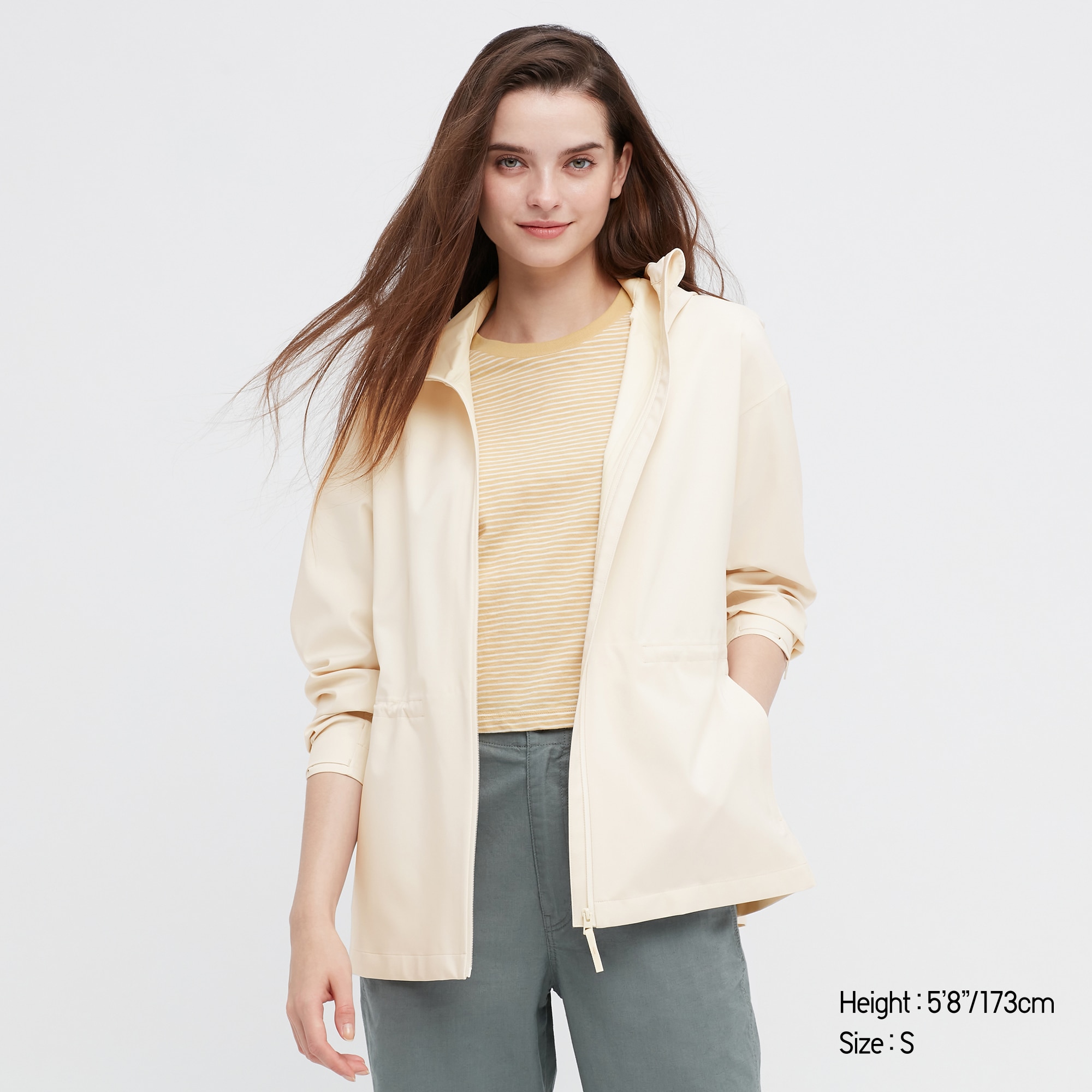 

Ветровка женская UNIQLO 445004COL01 бежевая XL (доставка из-за рубежа), 445004COL01
