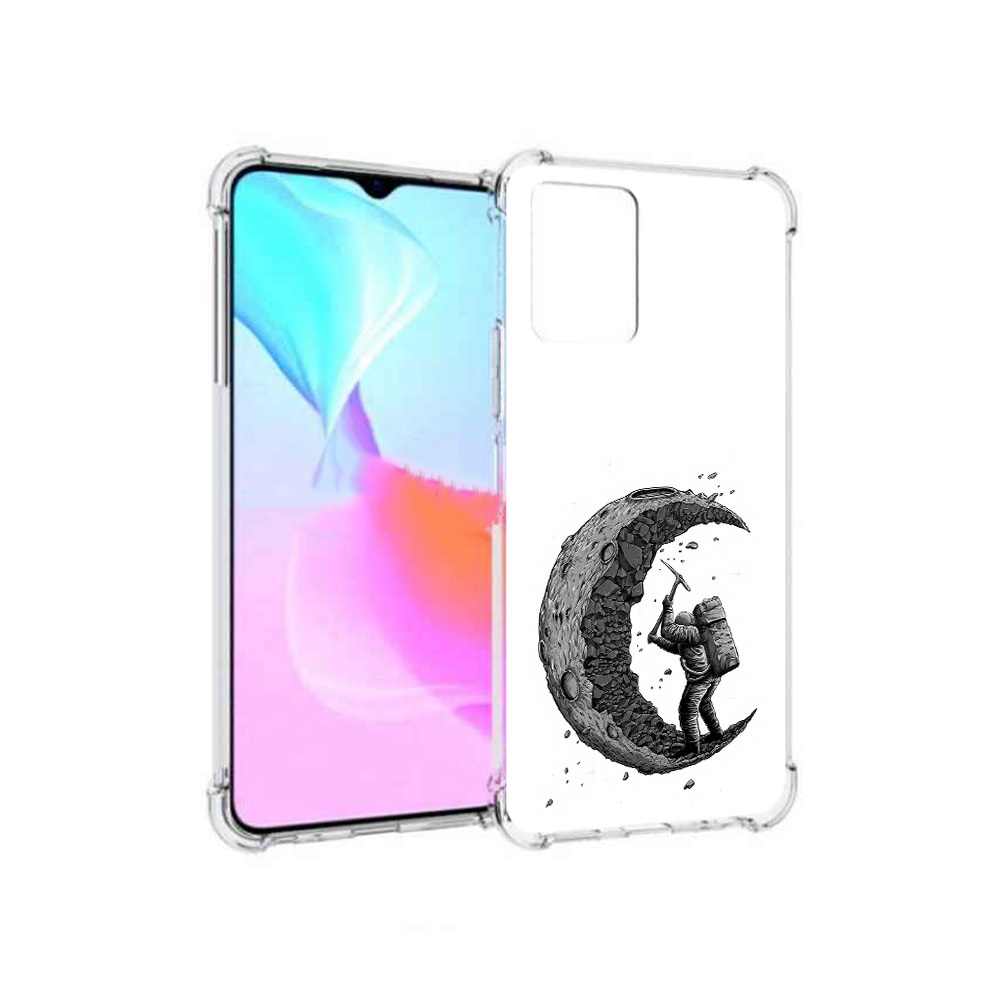 

Чехол MyPads Tocco для Vivo Y33s камненная луна (PT226981.417.384), Прозрачный, Tocco