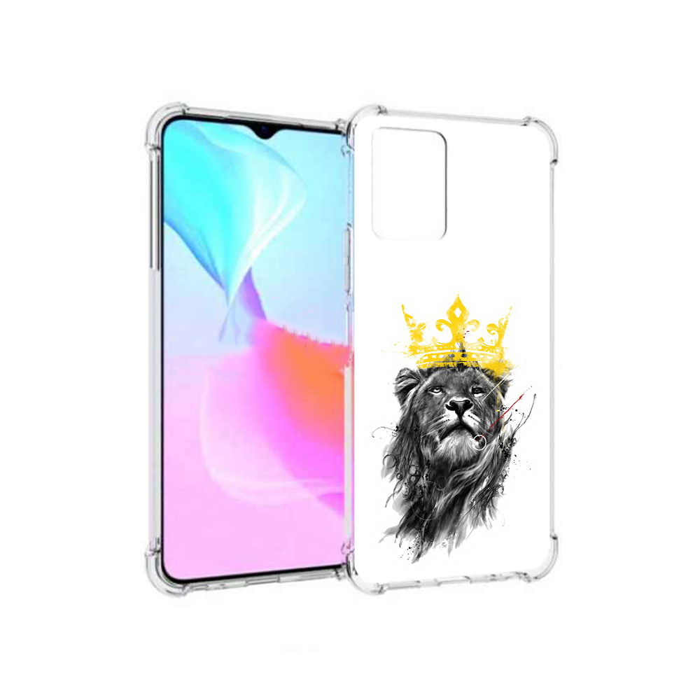 

Чехол MyPads Tocco для Vivo Y33s король-лев (PT226981.417.391), Прозрачный, Tocco