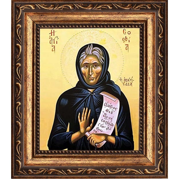 

София Хотокуриду преподобная. Икона на холсте.