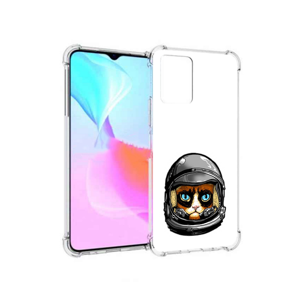 

Чехол MyPads Tocco для Vivo Y33s кот космонавт (PT226981.417.400), Прозрачный, Tocco