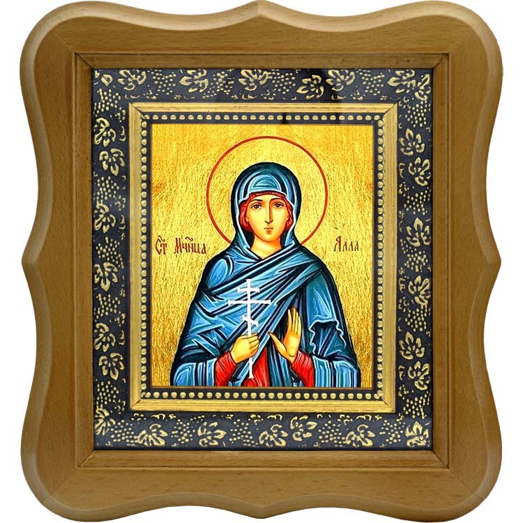 

Алла Готфская Святая мученица. Икона на холсте.