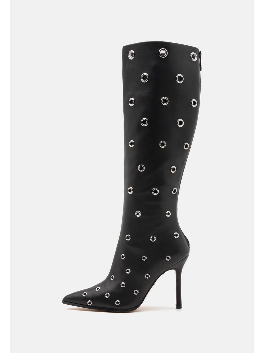 

Сапоги женские ALDO A0111A11K черные 38.5 EU, Черный, A0111A11K