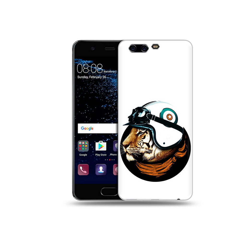 

Чехол MyPads Tocco для Huawei P10 Тигр в шлеме (PT60870.50.171), Прозрачный, Tocco