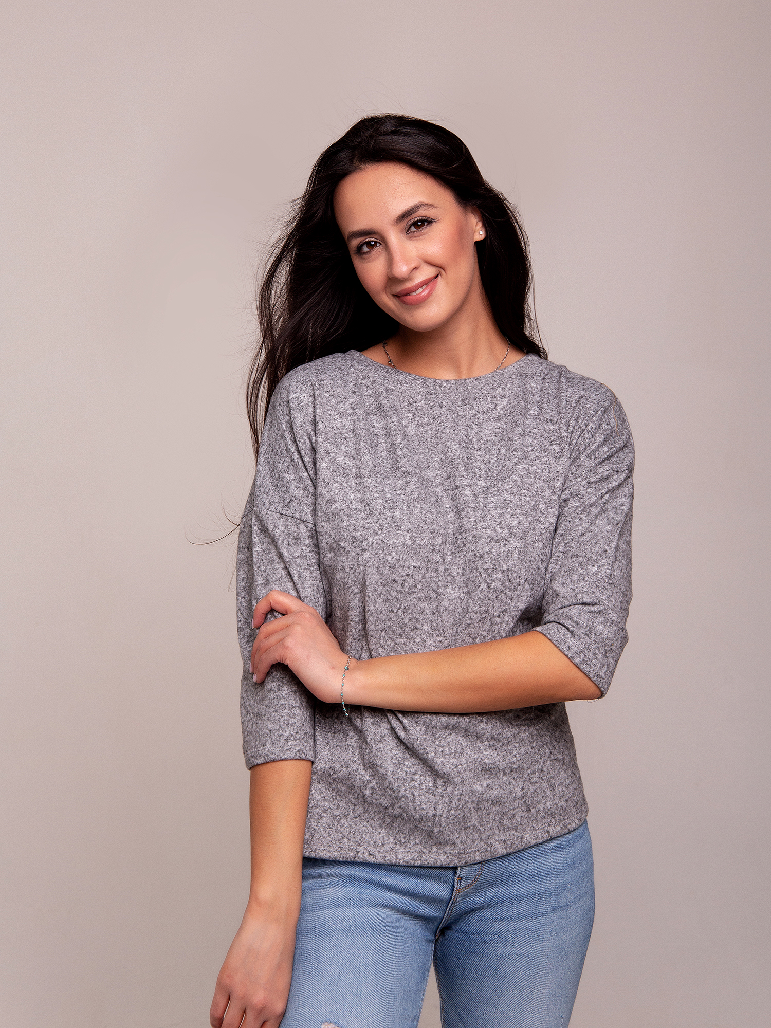 

Джемпер женский RAPOSA 111 серый 42 RU, 111