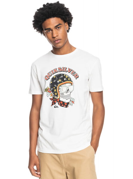 

Футболка мужская Quiksilver EQYZT06712 белая 2XL, EQYZT06712