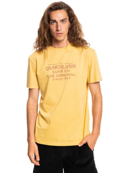 

Футболка мужская Quiksilver EQYZT06659 желтая L, EQYZT06659