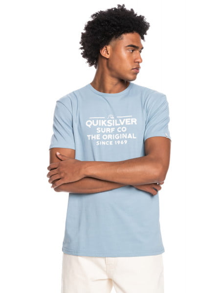 

Футболка мужская Quiksilver EQYZT06659 голубая L, EQYZT06659