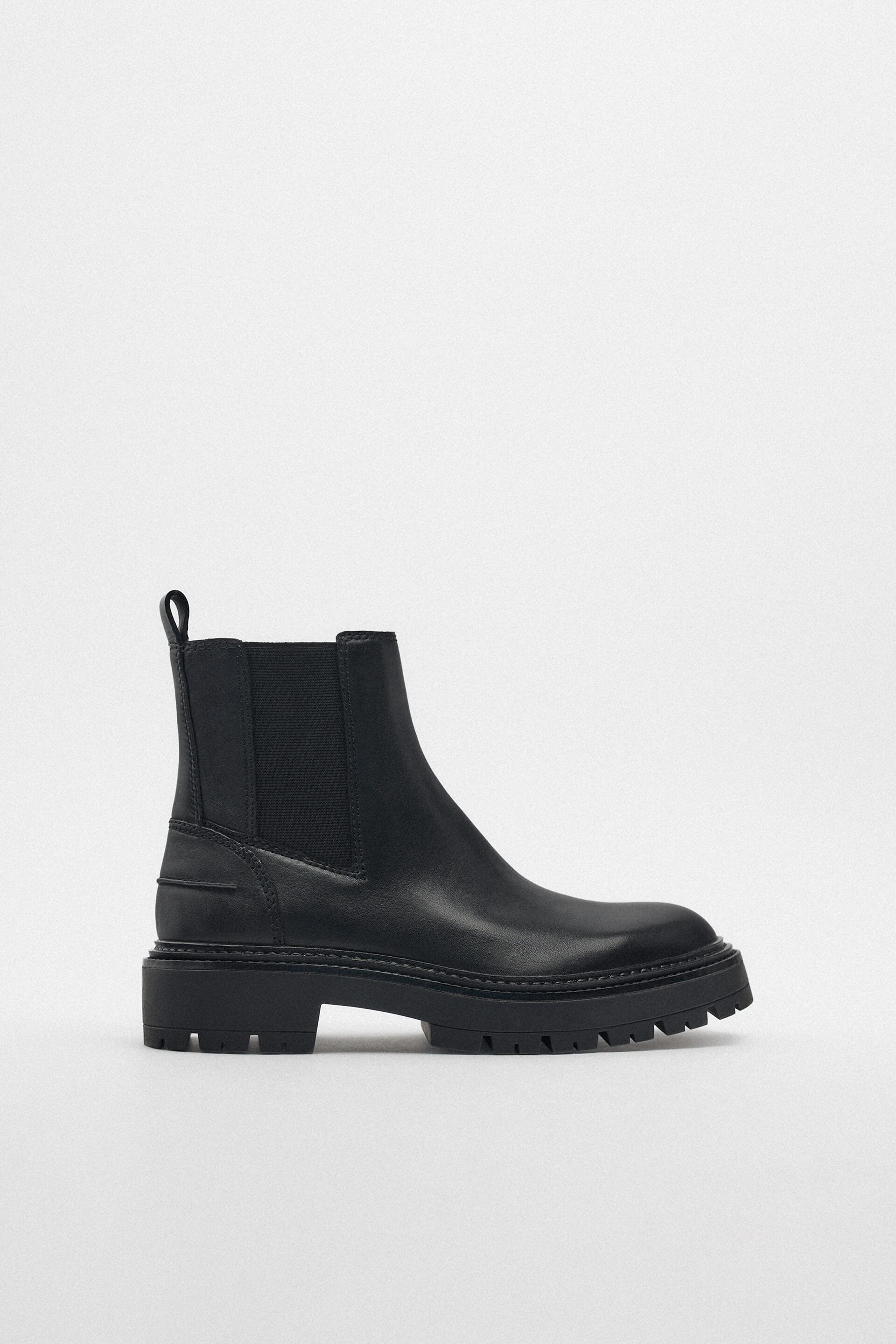 

Ботинки женские ZARA 11111010 черные 40 RU (доставка из-за рубежа), 11111010