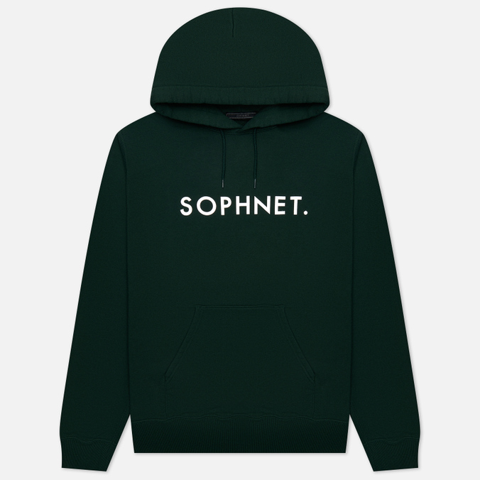 Мужская толстовка SOPHNET. Logo Hoodie зелёный, Размер L