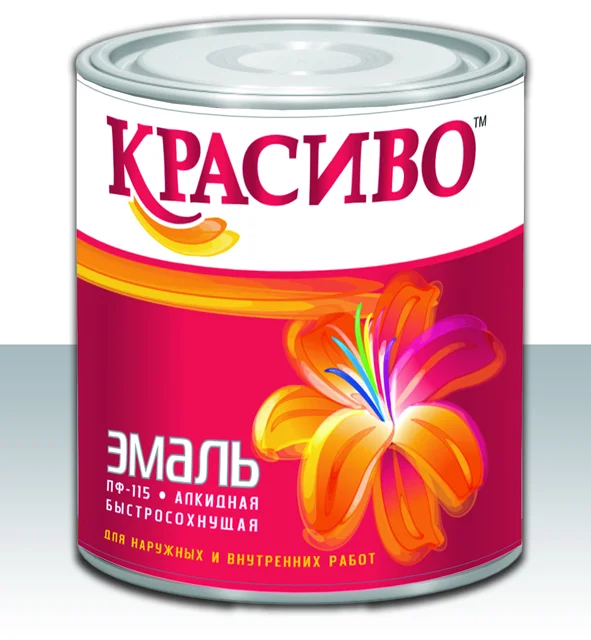 

Эмаль ПФ-115 голубая 20кг КРАСИВО