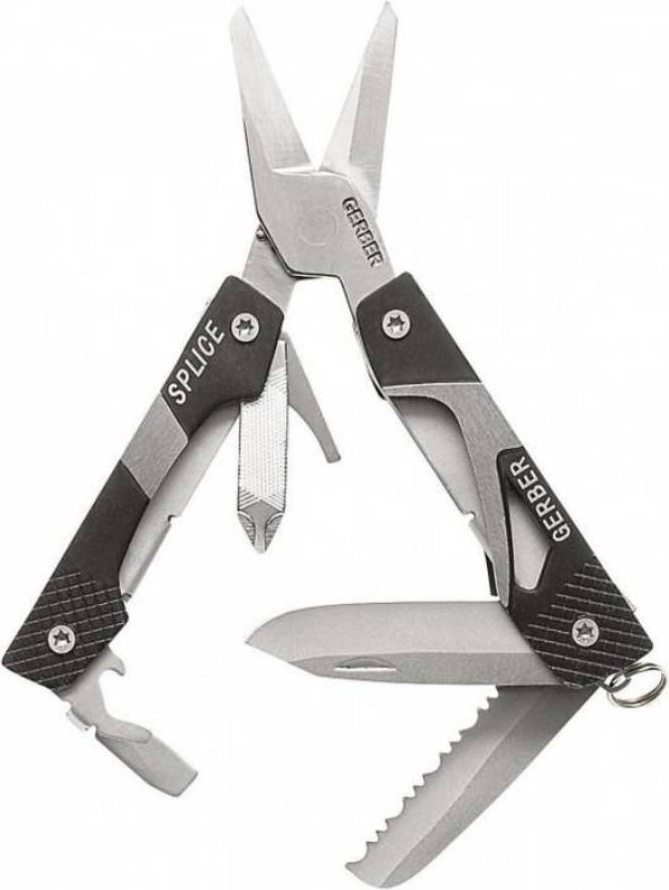 

Мультитул Gerber Splice Pocket (1019241) 101.6мм 9функций черный