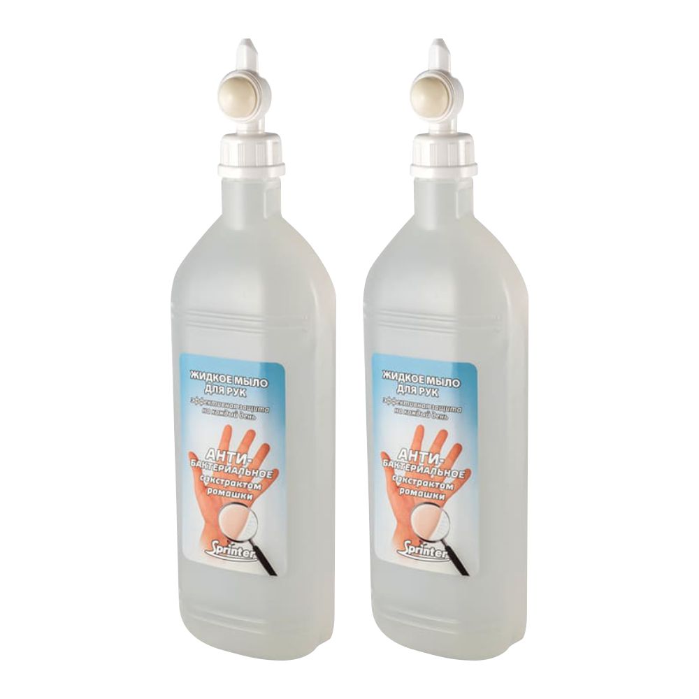Комплект Антибактериальное жидкое мыло Dezon Спринтер диспенсопак 1 литр х 2 шт
